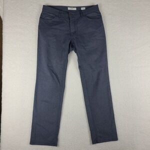 BRAX Pants Mens 34x31‎ Blue Cooper Fancy Regular Fit Chino Khakis
